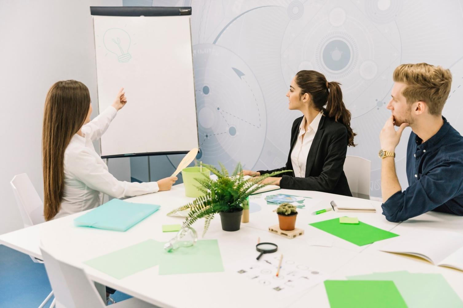 Séance de formation en gestion financière